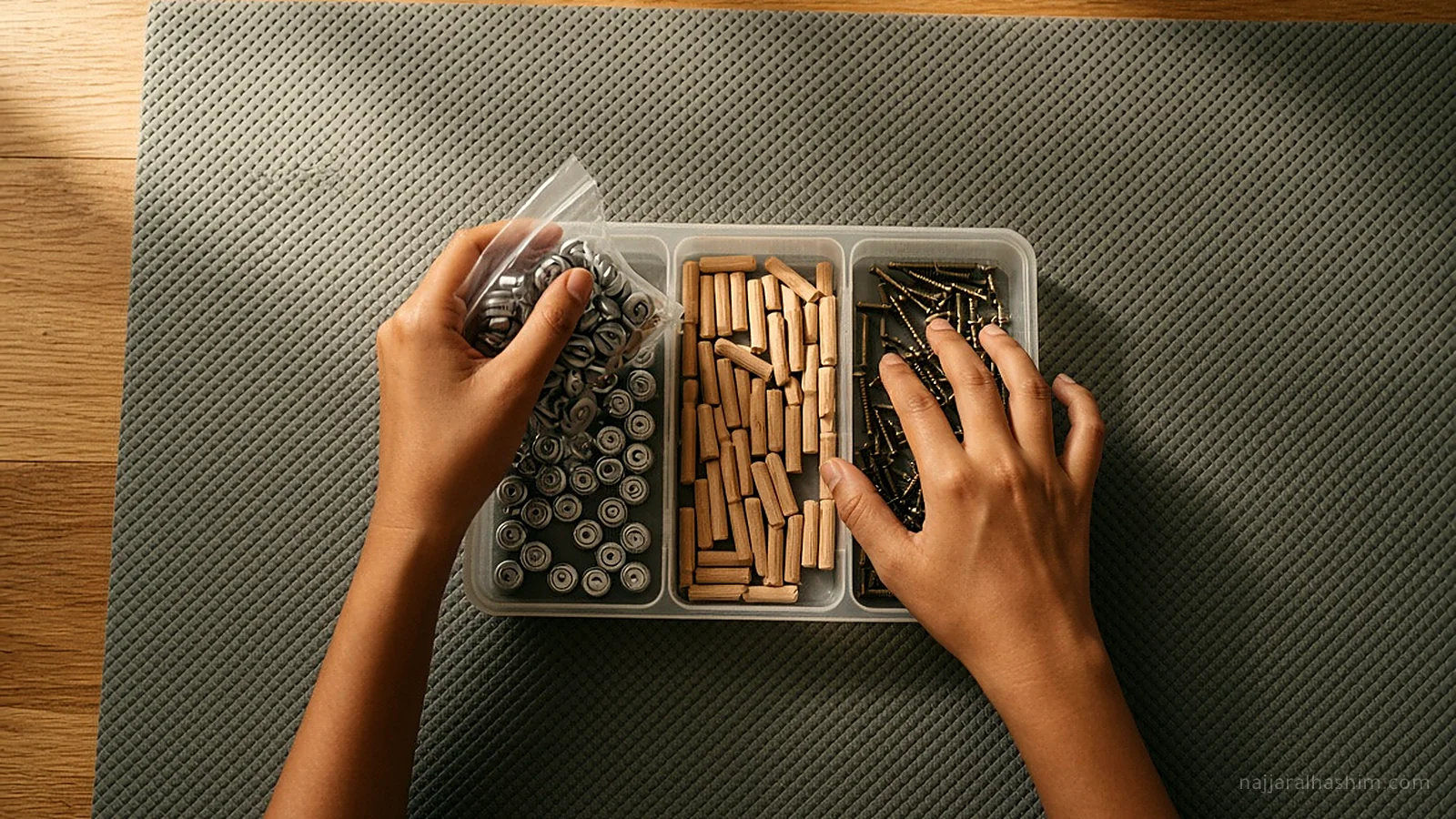 المقابض — دليل قطع النجارة